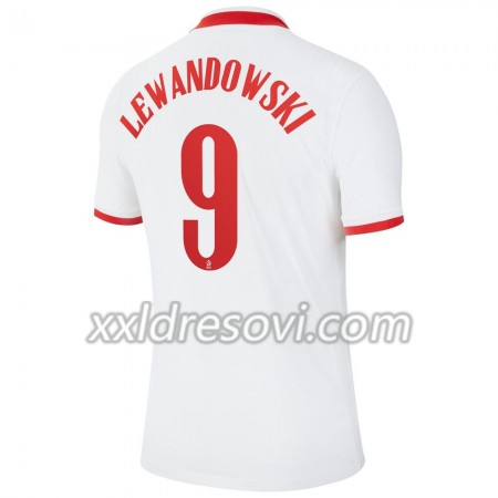 Poljska Robert Lewandowski 9 Domaći Nogometni Dres EURO 2020